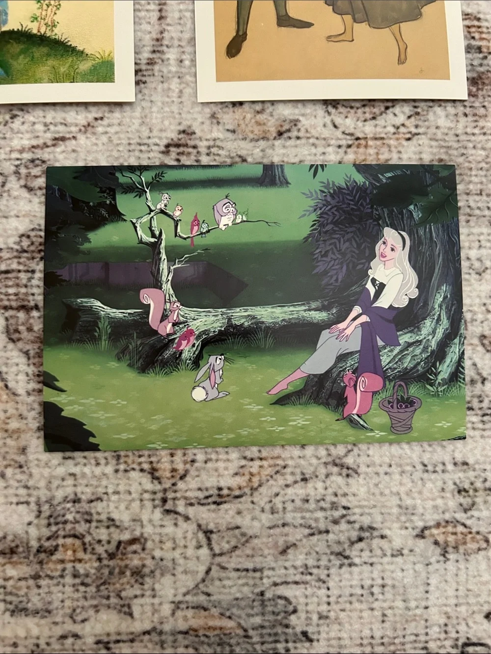 Disney Sleeping Beauty Aurora Postcard Set of 8 Vintage Collectible Art Cards
